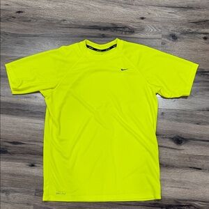 Nike Men's Bright Yellow Short Sleeve Tee